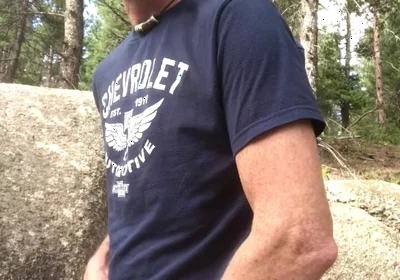 Pornstar Adam Kaye Jacks off in the Woods