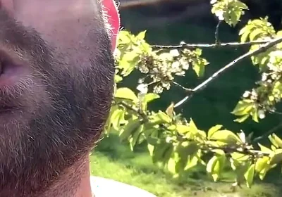Smoking My Cigar Outdoors in the Summer Heat