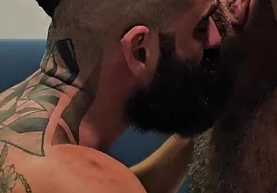 Master's Cock Fucks Juicy Hairy Hole. Bearded Master Fucks Robhairy