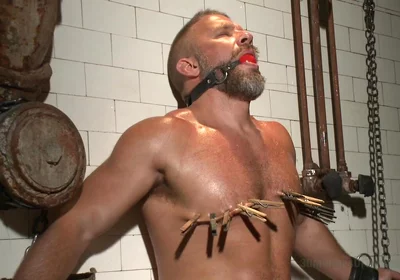 Muscled Hunk Dirk Caber Relentlessly Tormented