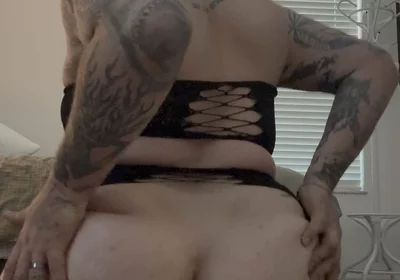 Clit Caged, Butt Plugged for Stepdaddy