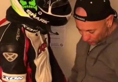Humiliation at the hotel with fetish outfits biker