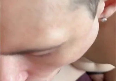 Curious Technician Comes Back on His Break for Blowjob, Fingering and Rimming Fun