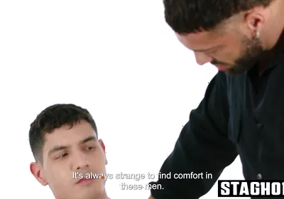 Submissive cocksucker Bastian Karim A2M fucked by Nik Fros!