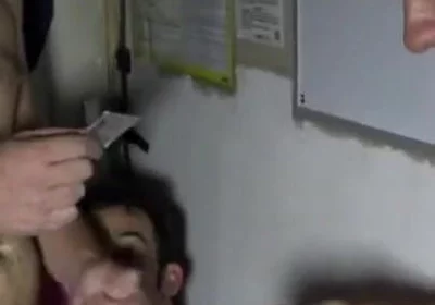 Sex humliation with tiwnk fuckd by big cock in sauna