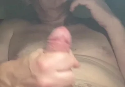 Mature Man Smoking and Masturbating