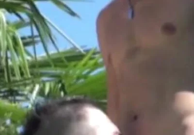 Jimy and Sunny fucking outdoor in the exhib garden