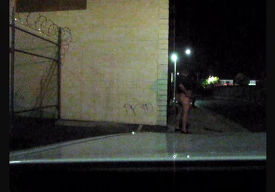 Nighttime Sidewalk Cum