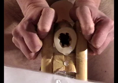 Long Fleshlight Pussy Stand Fuck Masturbation