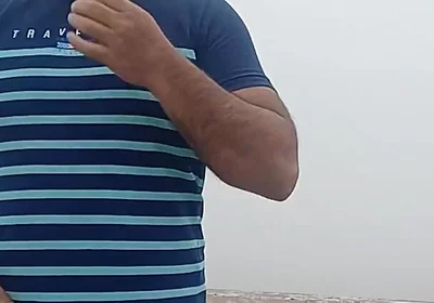 Indian Daddy Takes off His Clothes in Freezing Winter Fog