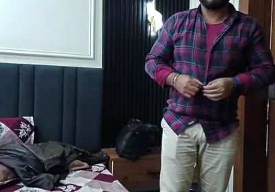 Mature Indian Man Jerking off Alone in His Room 4K Video