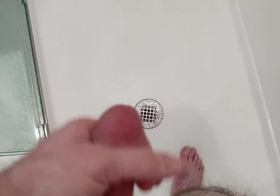 Jerking It in the Hotel Shower Stall