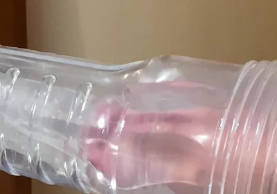 Hairy Bear Pumps the Fuck Out of His Fleshlight