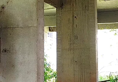 Ugly a Big Dildo in My Ass in Construction