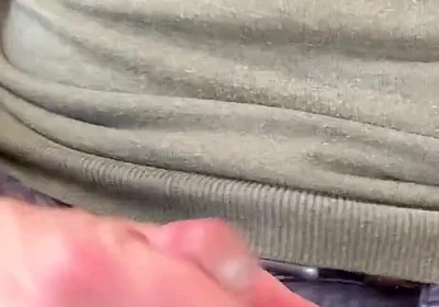 Jerking-off on the Train, Thick Cum