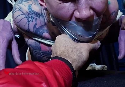 Nicky Predicament Bondage with Socks Gagging