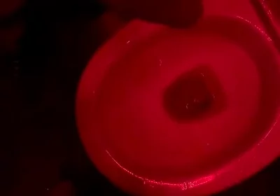Amateur Boy Watches His Friend Pee in the Club's Toilets, Lends Him a Helping Hand and Gets Hard...