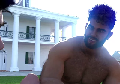 Ethan Playing with Two Muscle Daddies