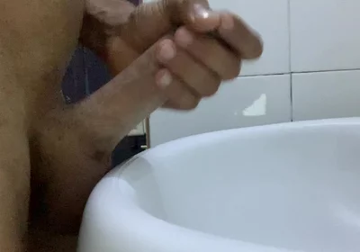 Jerking at Work in Toilet of My Boss