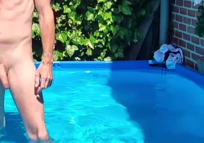 In Swimming Pool Fully Naked