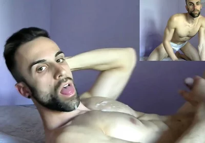 Jerking off and Cumming in My Own Mouth