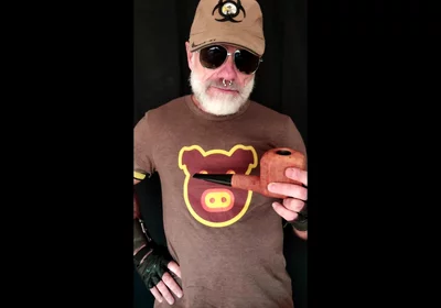Huge Pipe Smoking Man