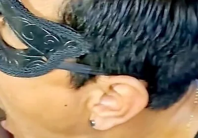 Black Man with a Huge Cock Relentlessly Fucks My Throat.