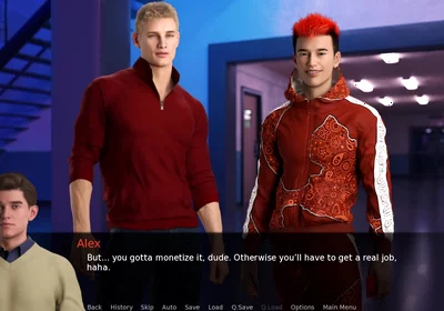 Alex: the Trending Twink - a Productive Convo with Orange Haired Gamer Guy