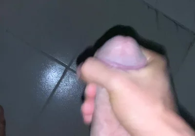 Office Toilet Before Bathing Jerking