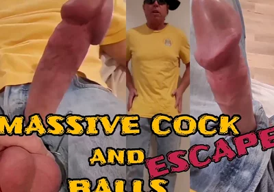 Massive Cock and Balls Escape Siixxbig Jeans