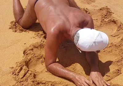 Ladysilva Shemale on the Beach in Bikini Showing off Her Hot Ass I Want a Male to Fuck My Ass