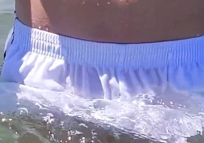 People on the Beach Freak Out When I Get Wet in Shorts