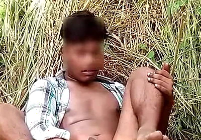 Indian Teen Boy Ass Fucking with Big Cucumber Hardcore Masturbation at Forest