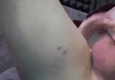 Busting a Big Cumshot After Closeup Masturbation
