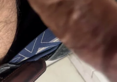 Masturbating in Office Washroom