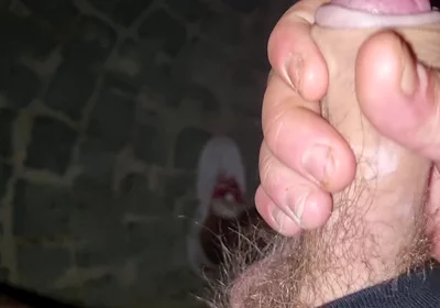 Love and Perversion, Cumshot and Cock on Display Outside Ex's House - Where in the Past She Gave Him the Best Handjob