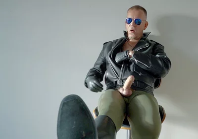 Leather Lycra Hunk 7