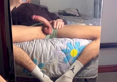 A Fan Asked Me to Cum for Him Holding My Big Balls