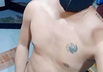 Sexy Pinoy Boy Wank His Hard Cock