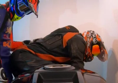 Biker boys gear fucking