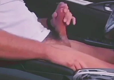 He Shows off His Huge Cock on the Street