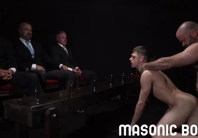 Apprentice Andram, Rick Fantana And Jack Andram - 2 Hung Suited Guys Bareback Apprentice