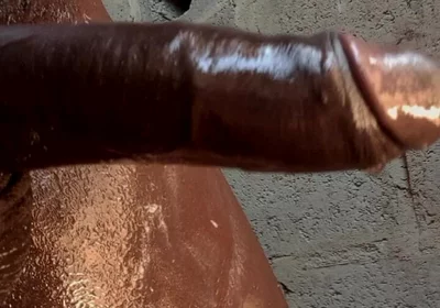 Excited Guy Sexily Jerks the Big Black Dick