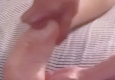 Delicious Ass and Beautiful Massaged Left Foot of a Horny Married Woman.