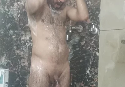 Indian Desi Man Enjoy Shower and Masturbation Show with Neighbour