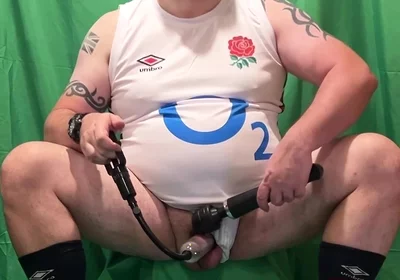 B.t.s.. Green Screen Rugby Pump - Cum - Ride - Strip