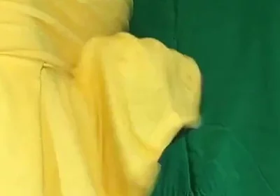 Yellow Skirt, No Panties