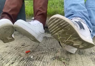 We Leave the Office and Stay in a Park Because Our Feet Sweat a Lot