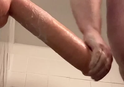 Anal Stretching Whit Massive Toy