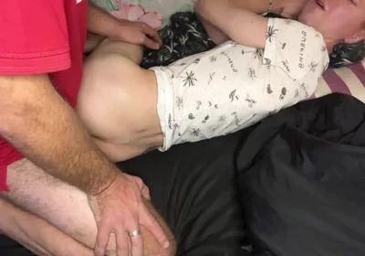 Great Creampie for Tight Twink Hole From a Mature Bear